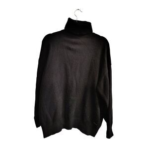 Calvin Klein Men's Large Black Knit Mock Neck Long Sleeve Sweater